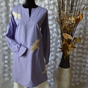 New Sana Safinaz Hi-Low Embroidered Top